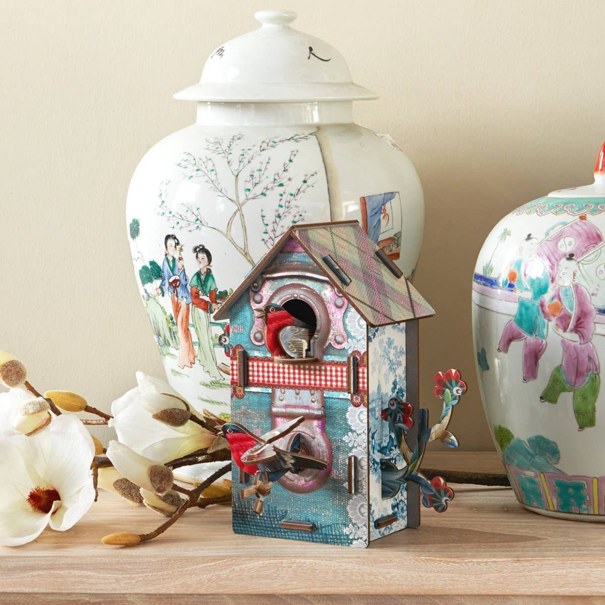 Miho - Decorative Birdhouse (medium) - Playmates