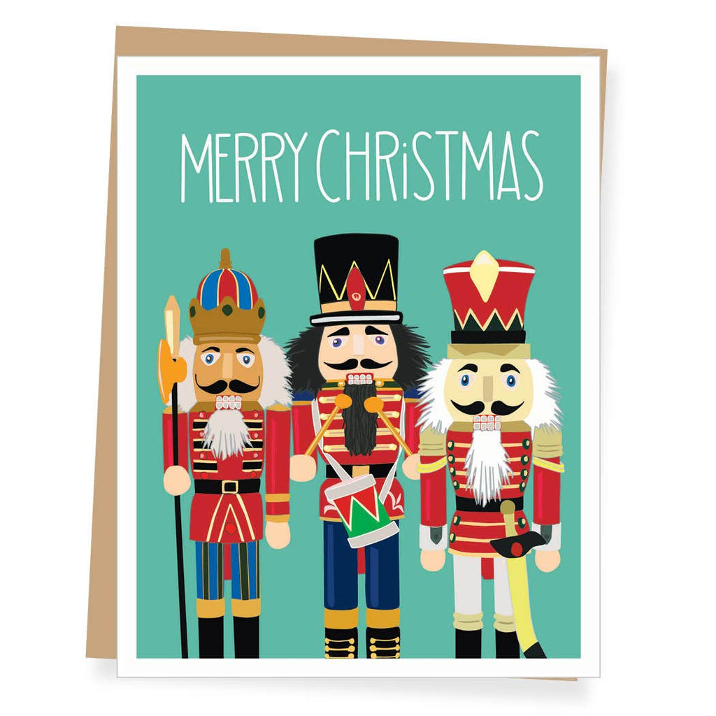 Holiday Nutcrackers Christmas Card, Box of 8
