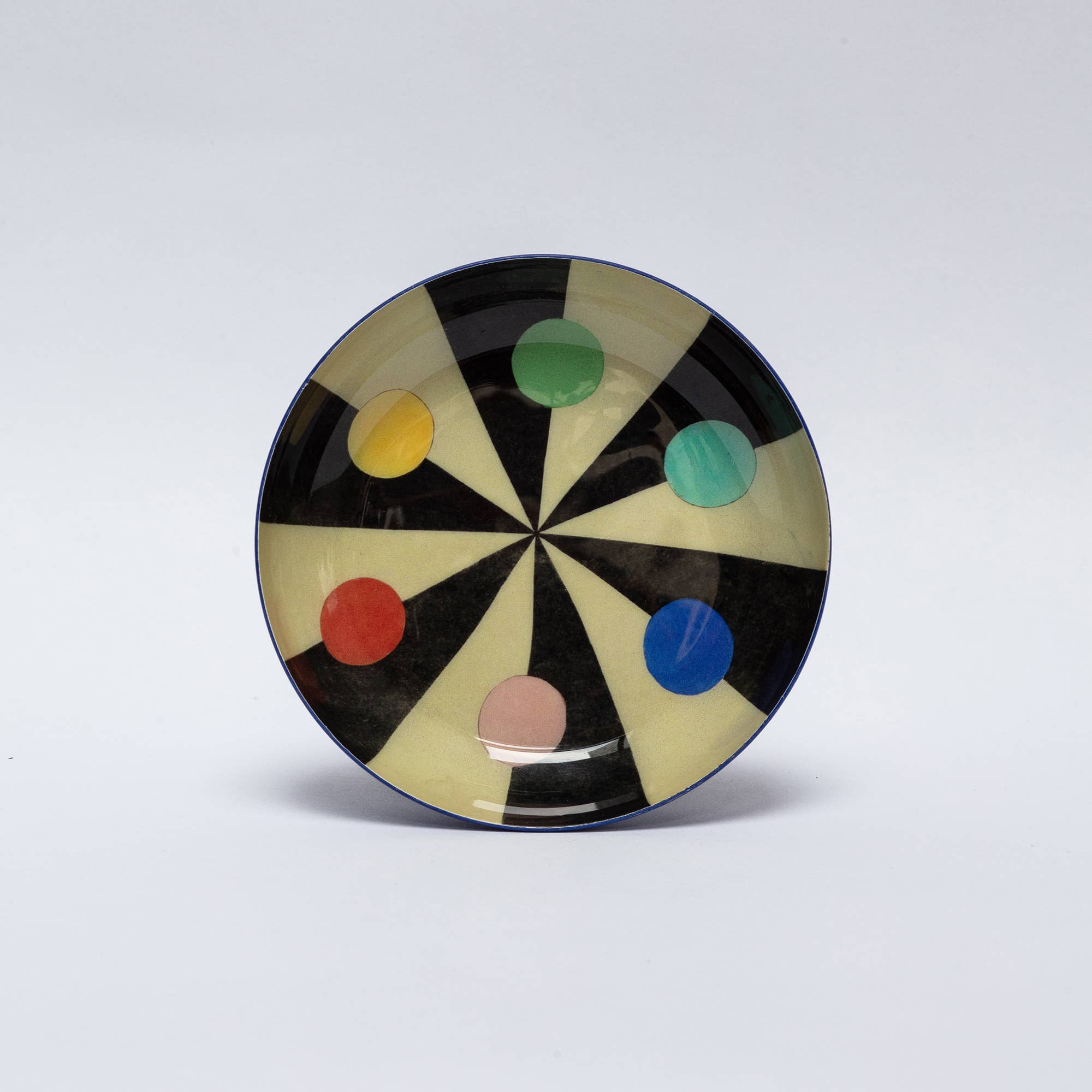 Round Enamel Tray, Benson’s Colour Hexagon