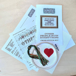 I Just Baked You Some Shut The Fucupcakes Cross Stitch Kit
