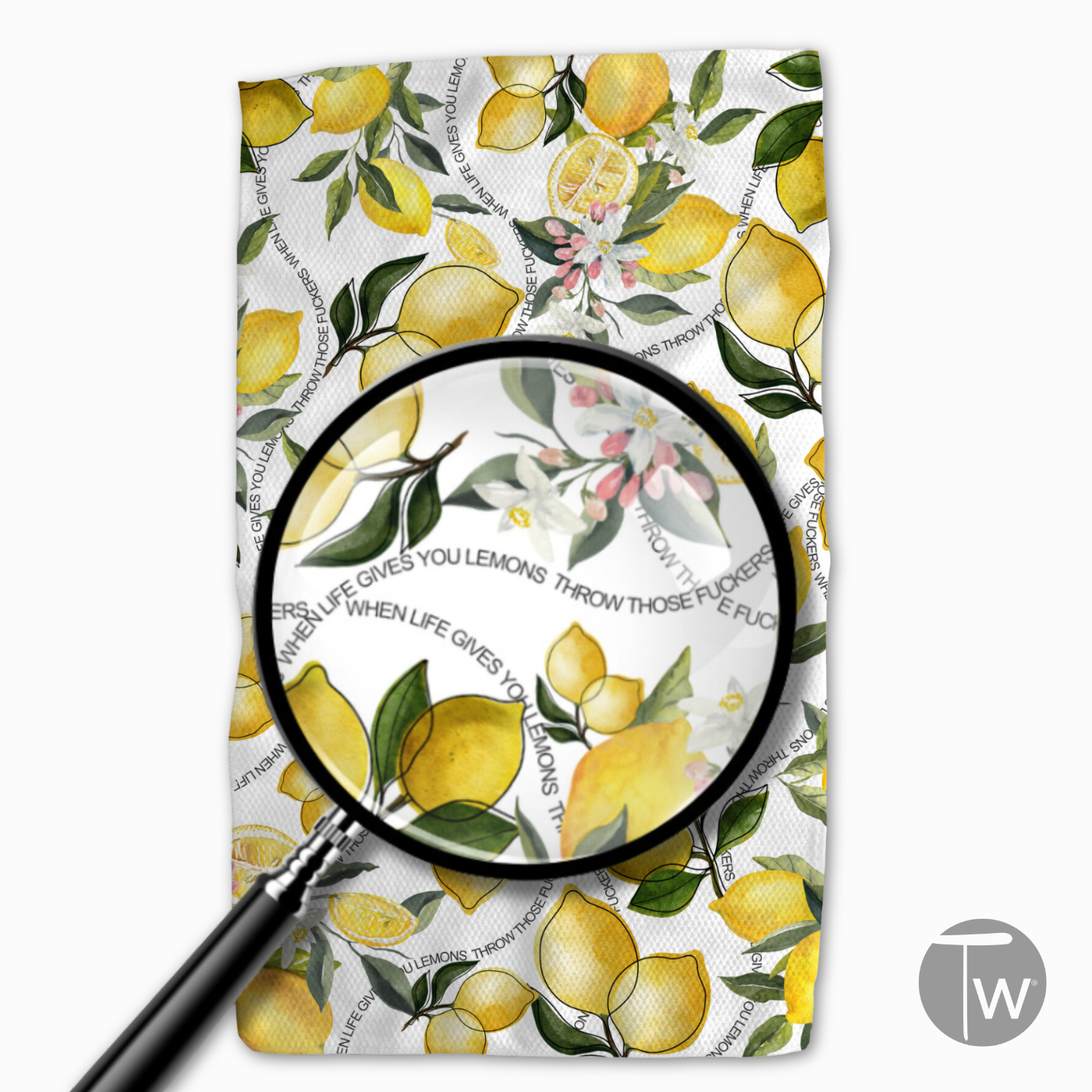 When Life Gives You Lemons Tea towel