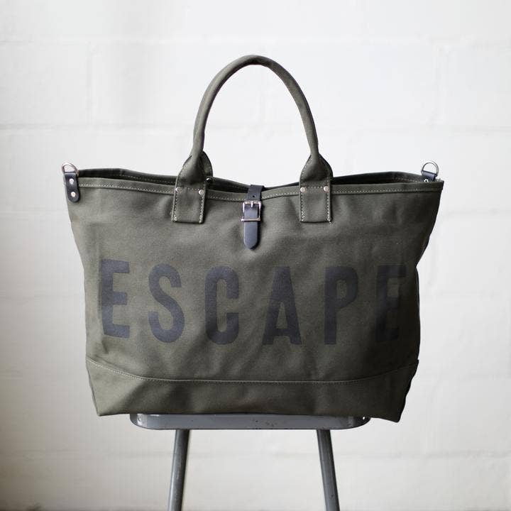 ESCAPE Cargo Bag: Olive Green