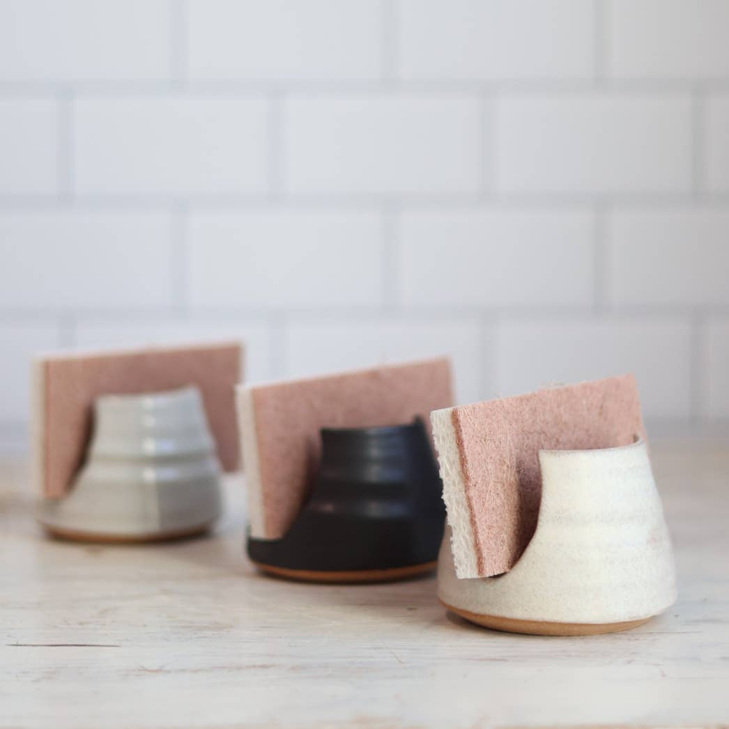 Black Sponge Holder