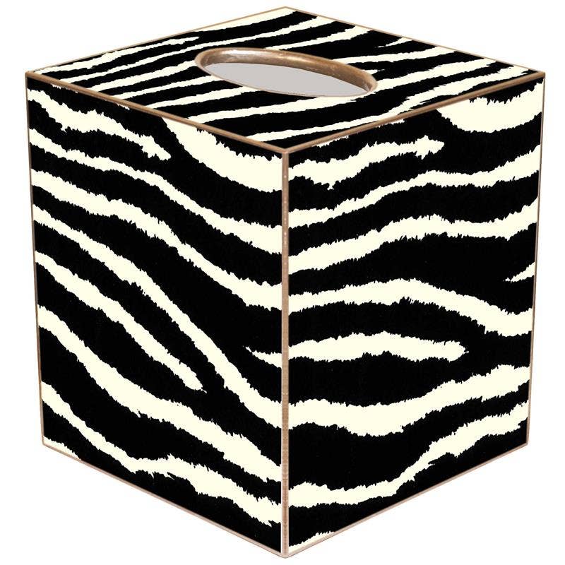 Zebra Tissue Box