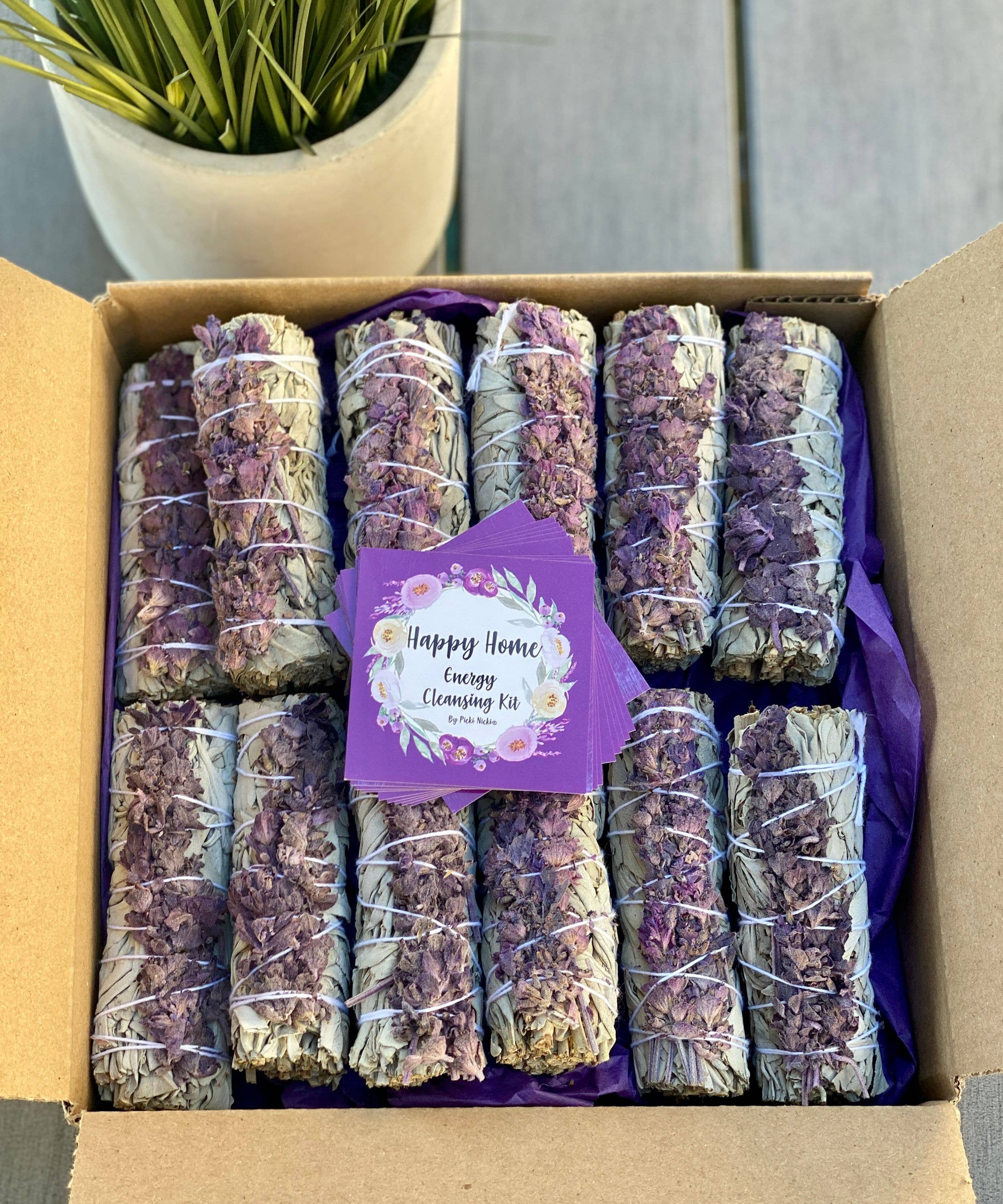 White Sage + Lavender Smudge Stick