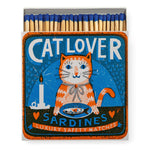 Cat Lover Sardines Square Matches