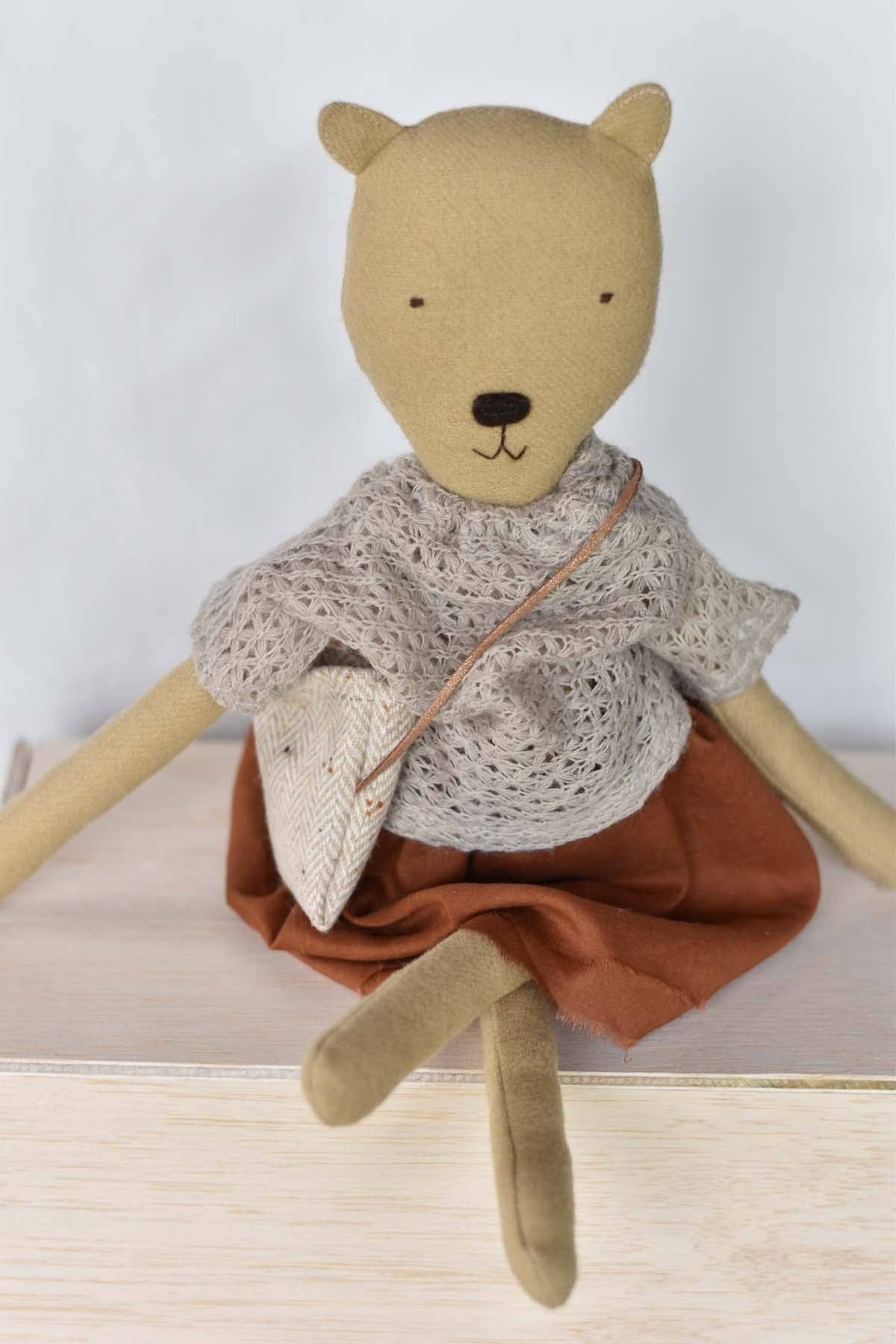 Agatha The Bear Doll, French Knit 