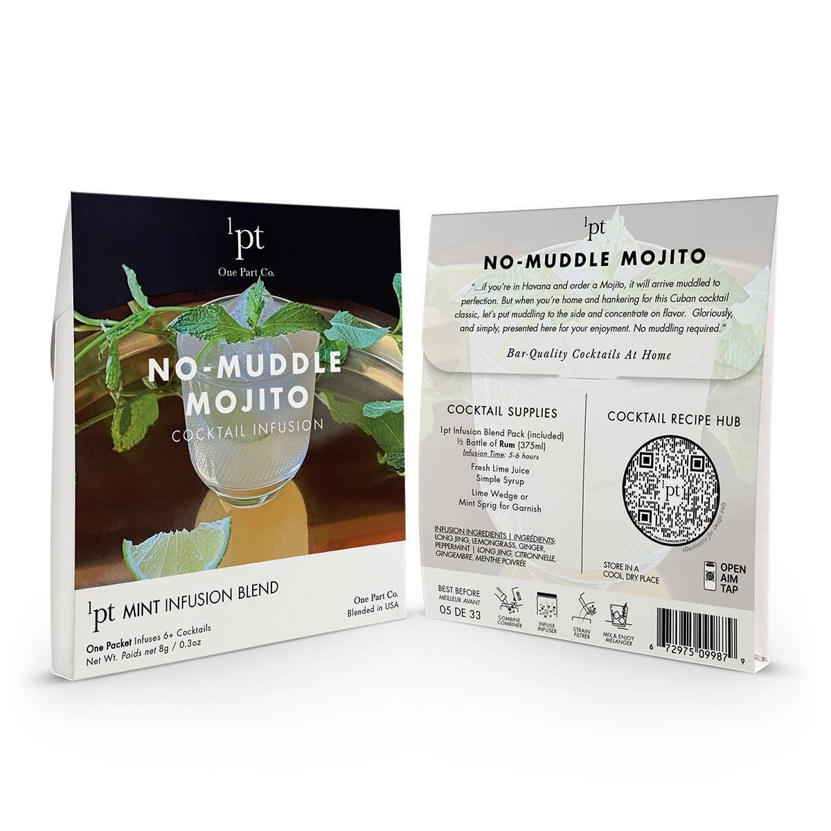 1pt No-Muddle Mojito Cocktail Pack