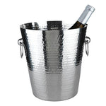 Hammered Stainless Steel Ice Bucket
