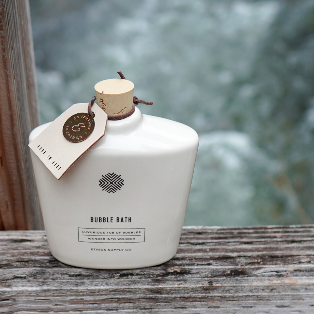 Soak in Rest Ceramic Bubble Bath