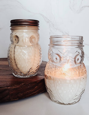Dragon's Blood Owl Candle