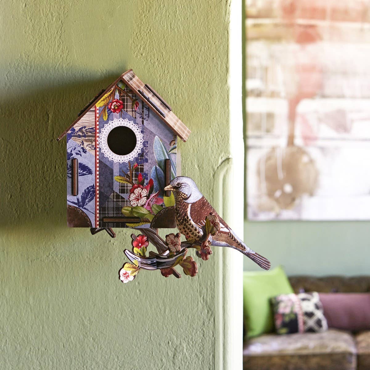 Miho - Decorative Birdhouse (medium) - I'M Back!