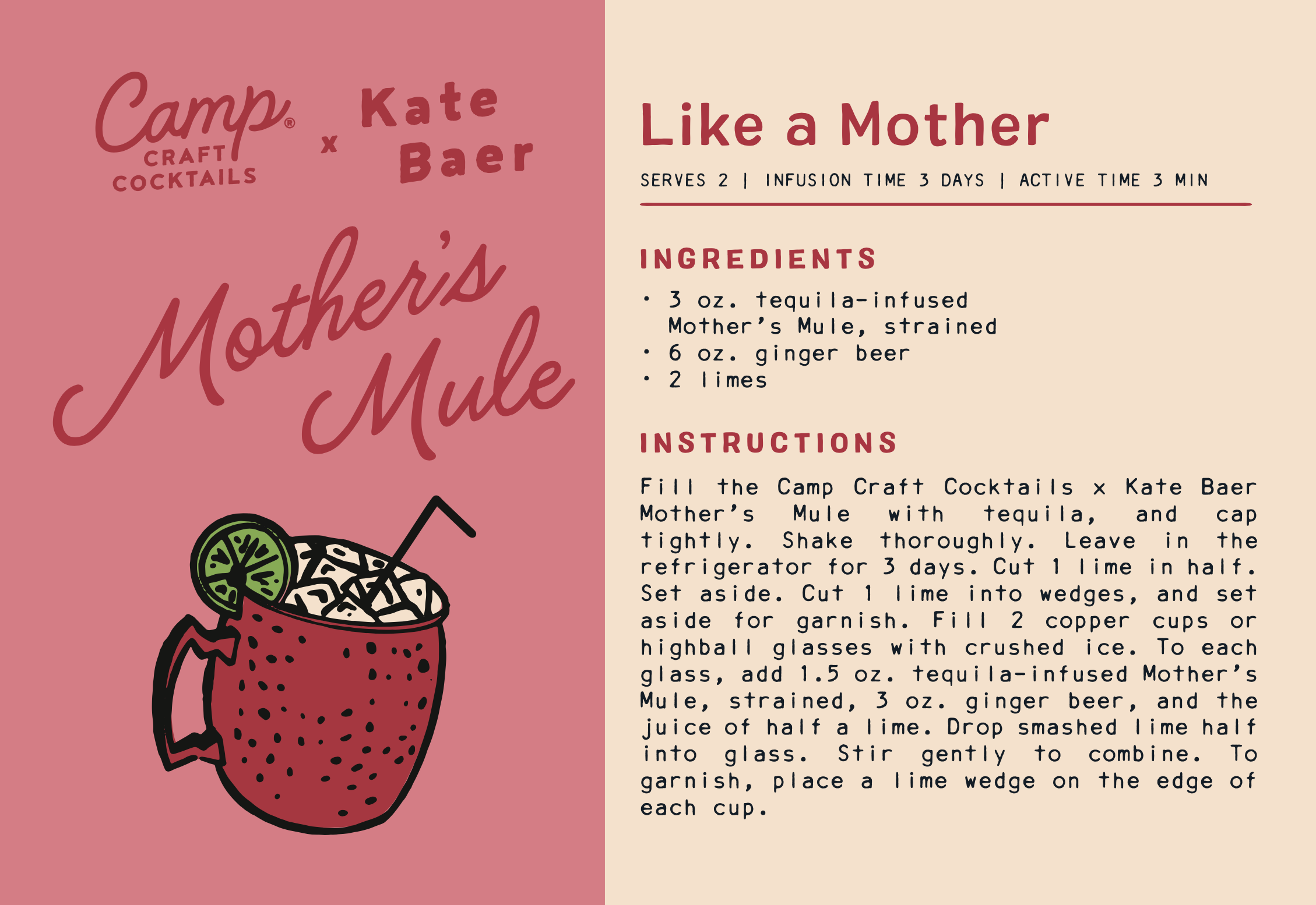 Mothers Mule Craft Cocktail