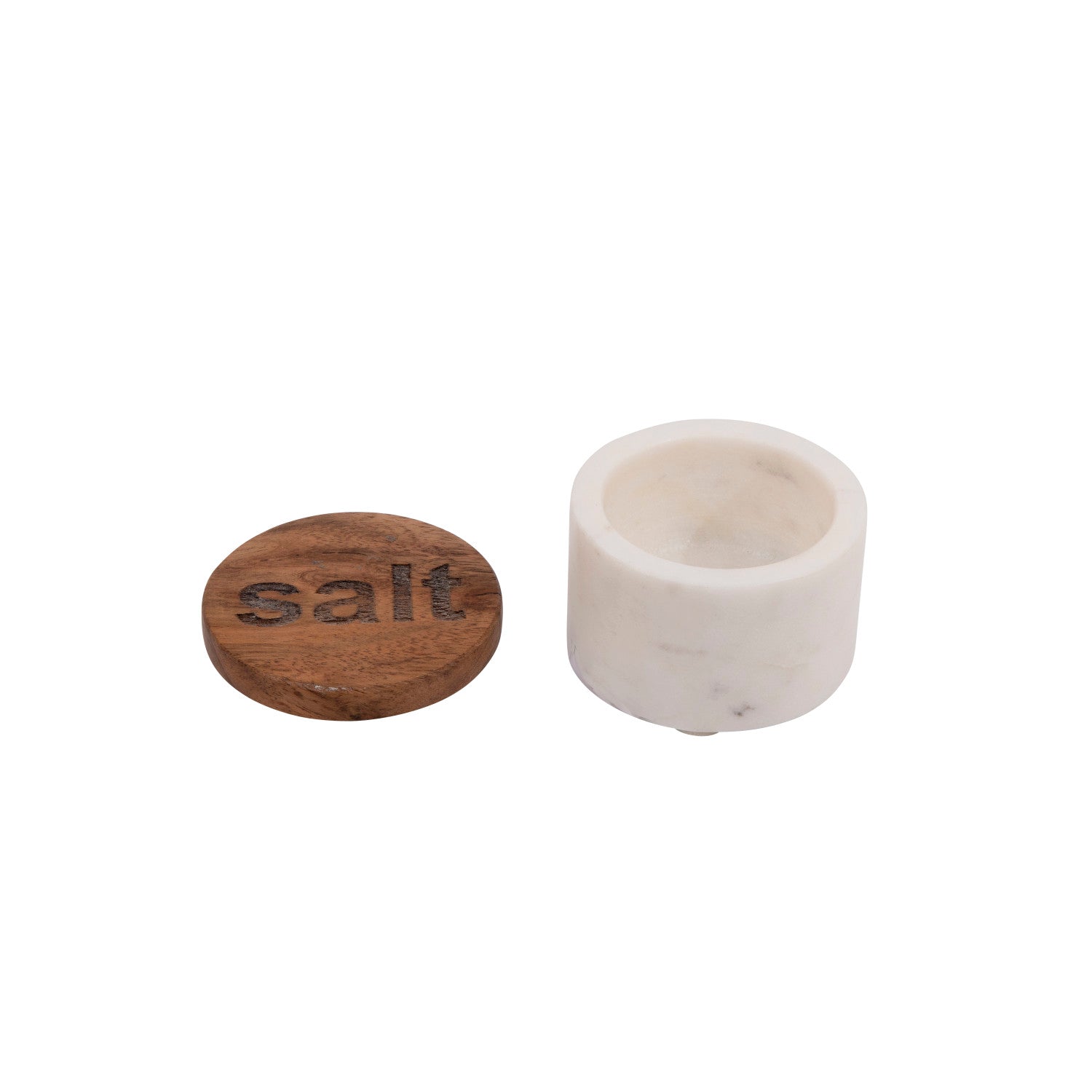 Salt and Pepper Container with Wood Lid, 2 Styles – Exit Nineteen