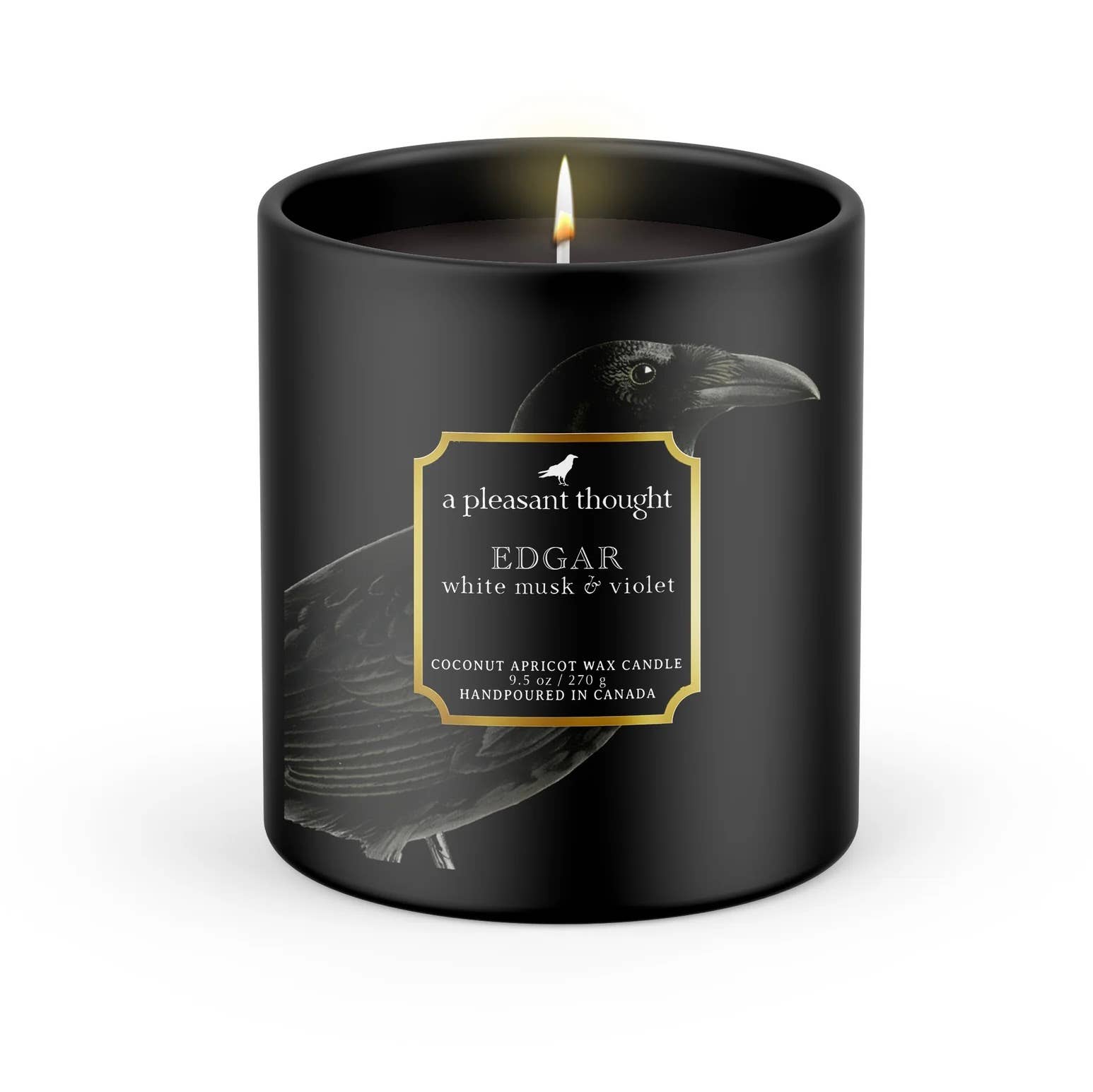 EDGAR | WHITE MUSK & VIOLET | RAVEN CANDLE