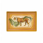 Rectangular Enamel Tray, Tiger