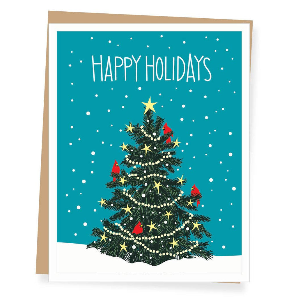 Holiday Tree Christmas Card, Box of 8