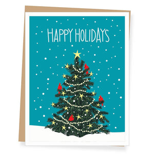 Holiday Tree Christmas Card, Box of 8