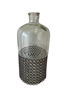 Decorative Glass Bottle, Large