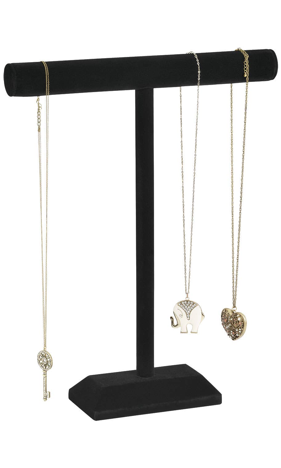 Large Black Velvet T-Bar Display - 14"W x 18"H