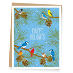 Holiday Birds Christmas Card, Box of 8