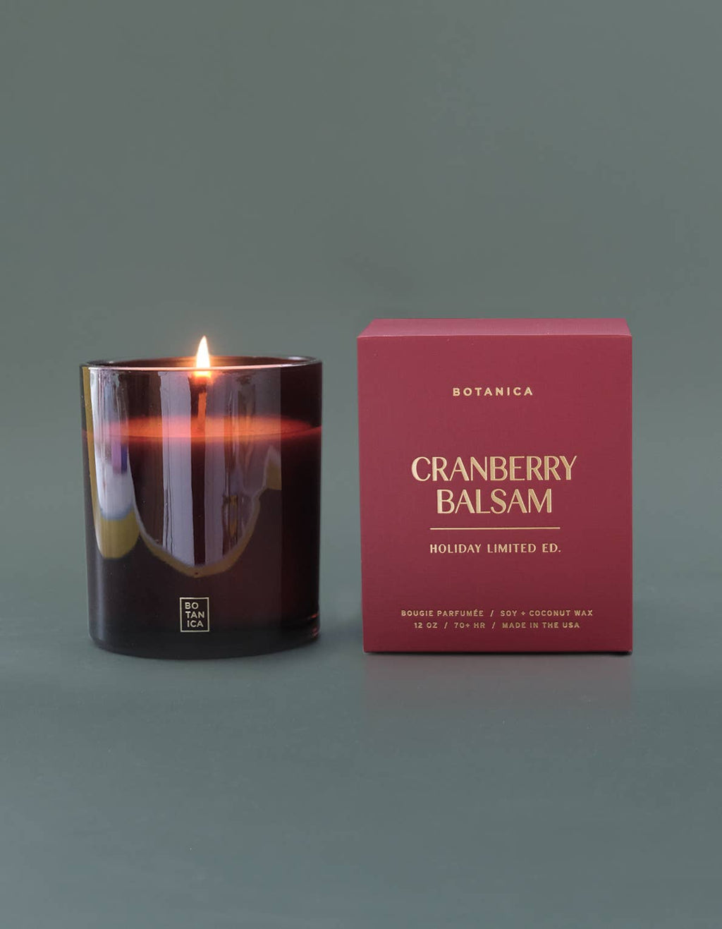 Cranberry Balsam Holiday Candle
