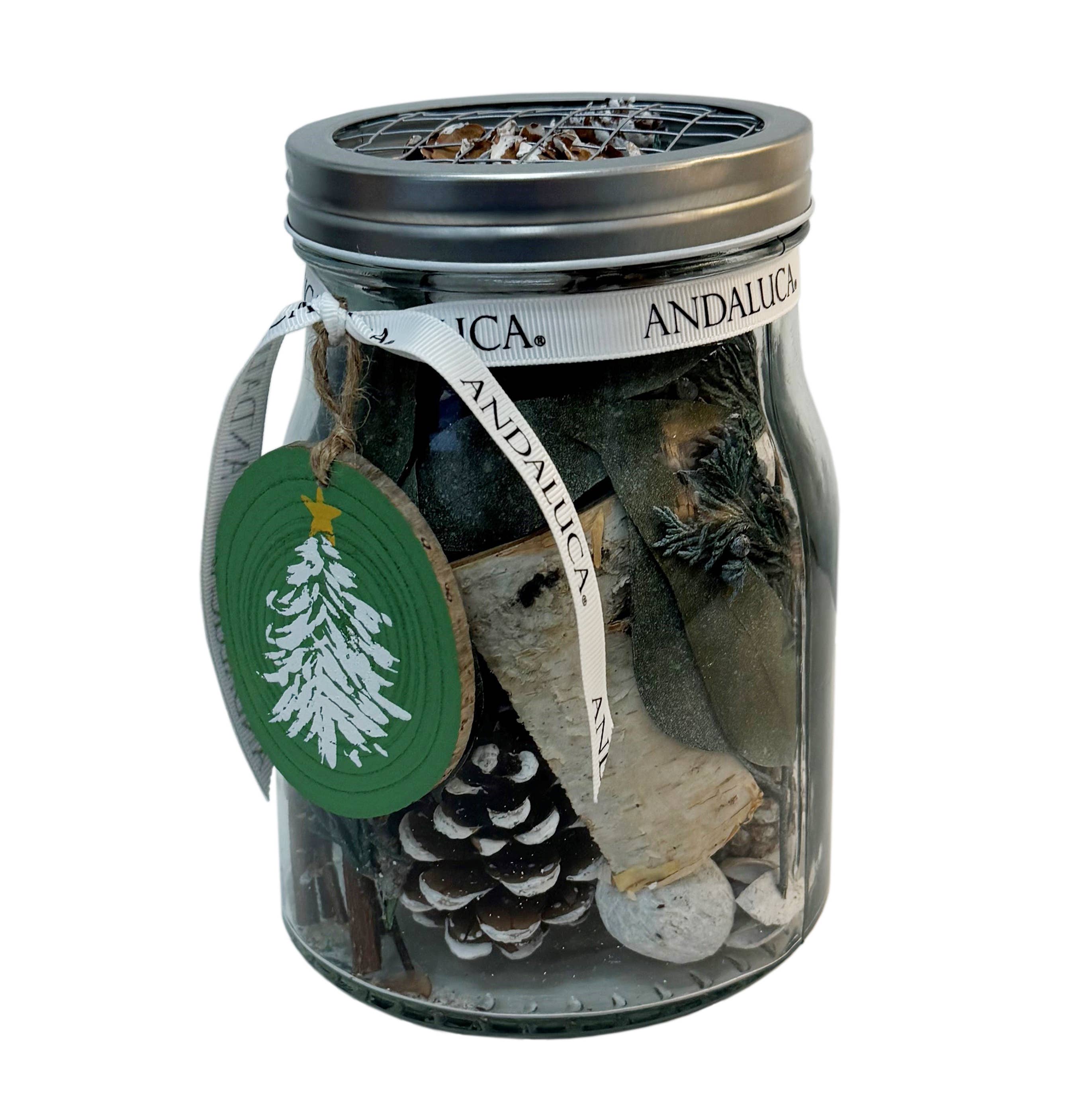 Evergreen Pine Pot Belly Jar Potpourri