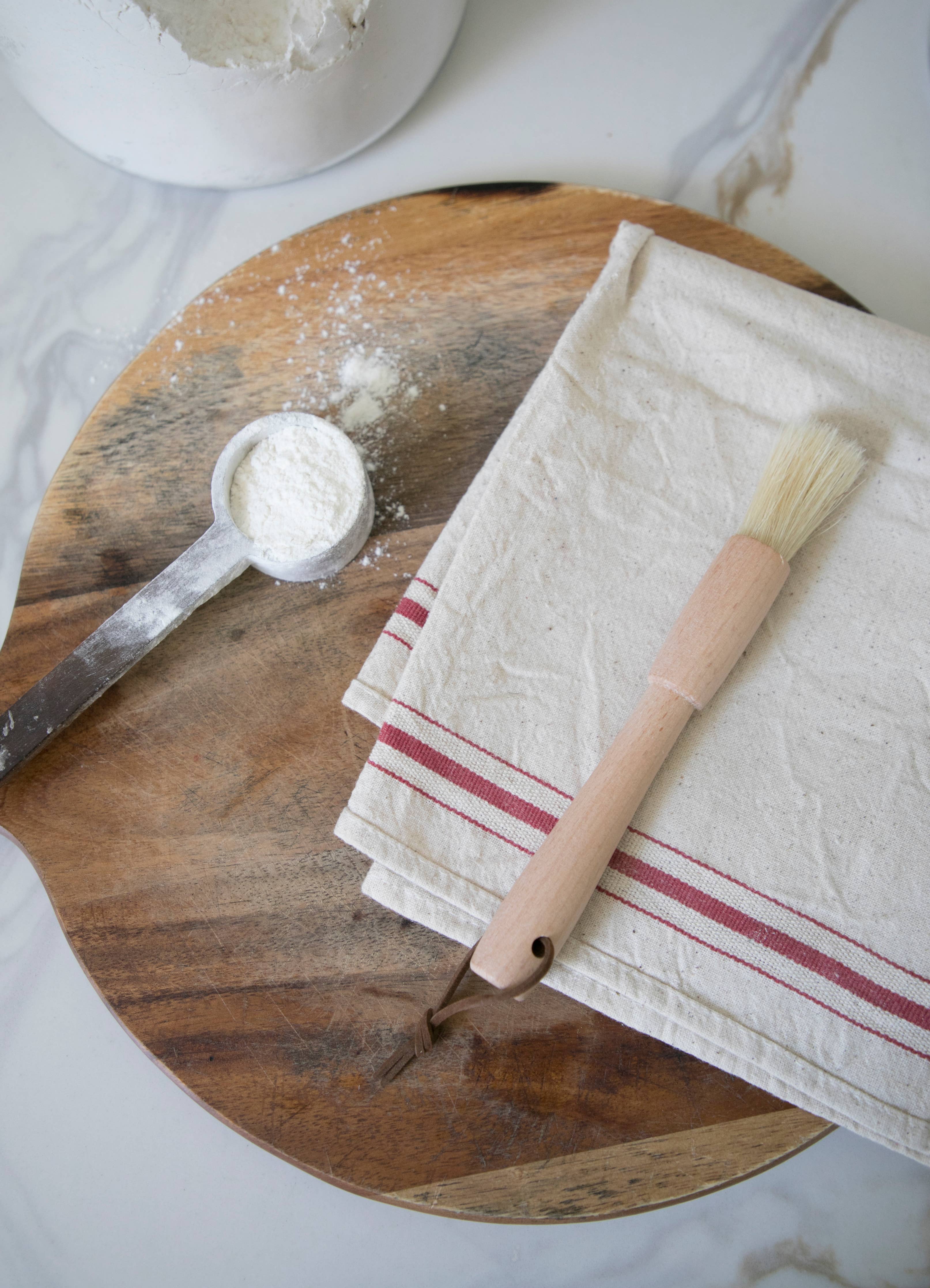 Farmhouse Simple Striped Napkin, Red