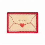 Rectangular Enamel Tray, Love Letter