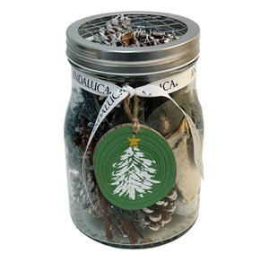 Evergreen Pine Pot Belly Jar Potpourri