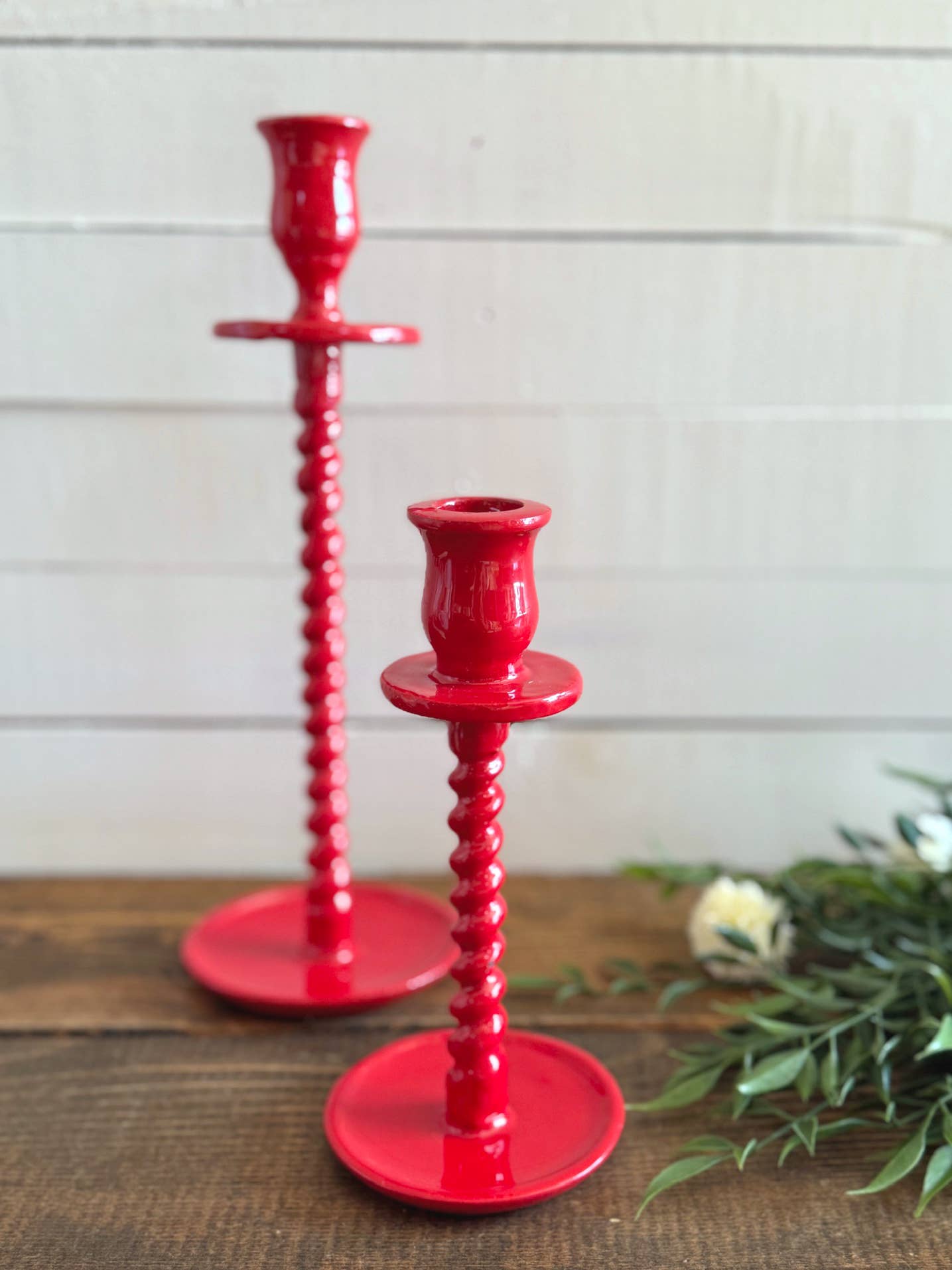 Corkscrew Taper Holder Red Small