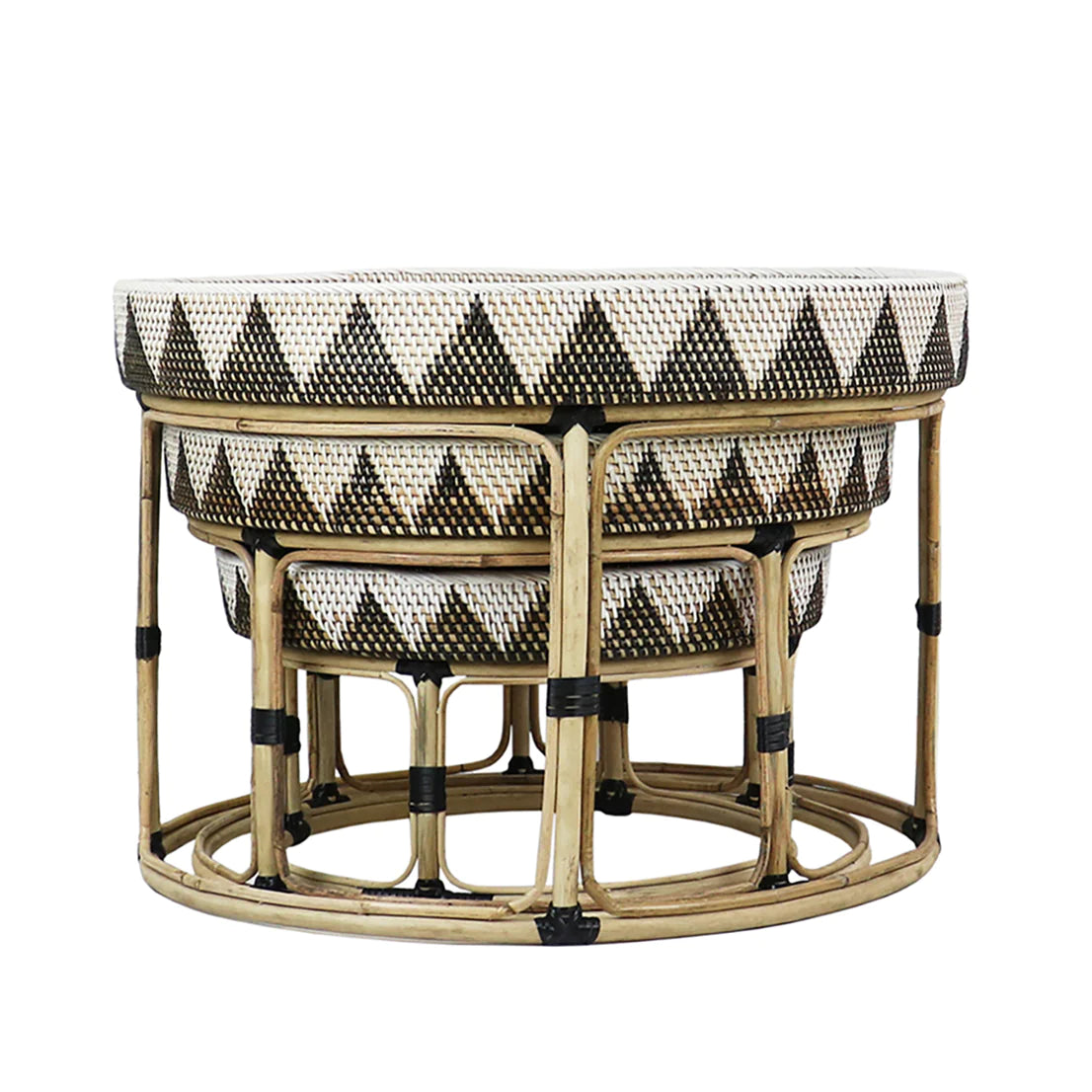 Flowers Nesting Table, Set of Three