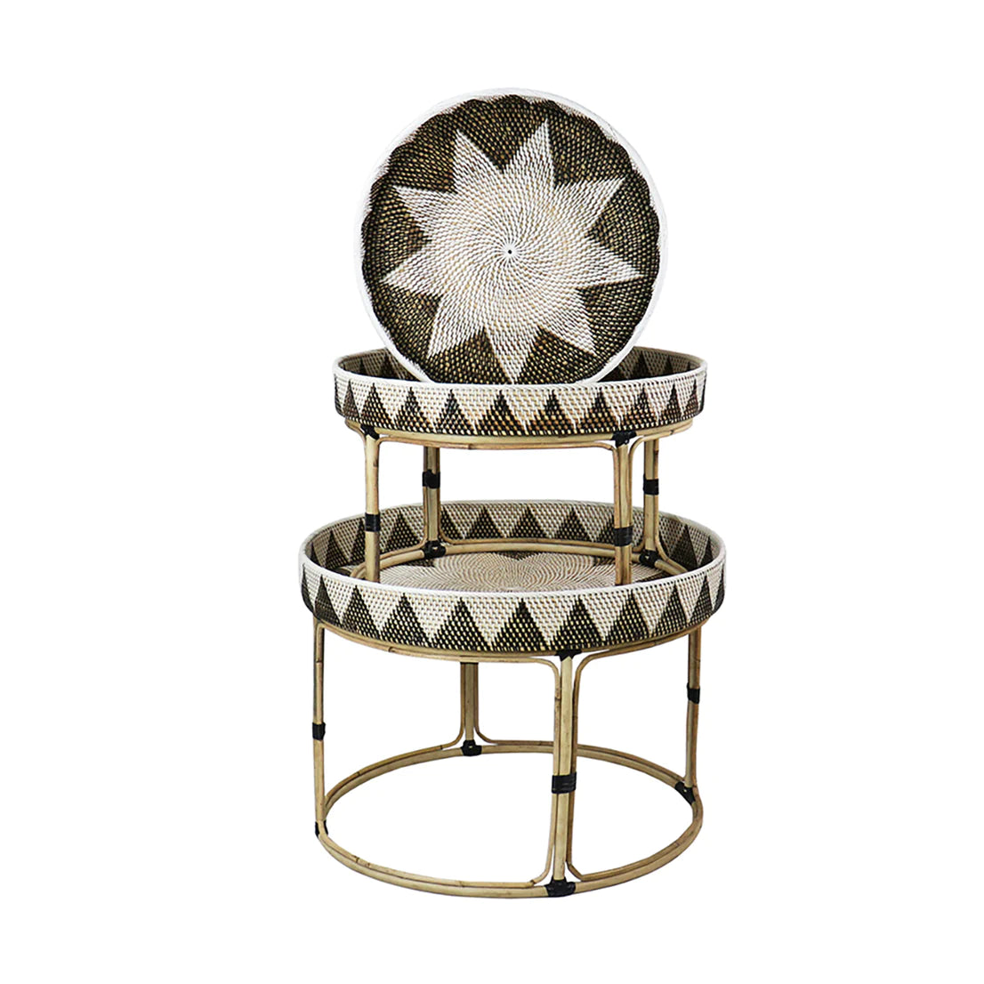 Flowers Nesting Table, Set of Three