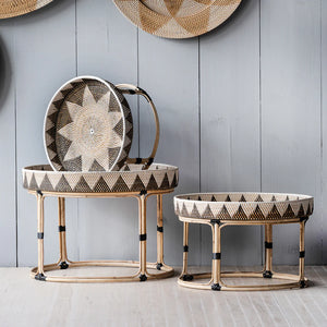 Flowers Nesting Table, Set of Three