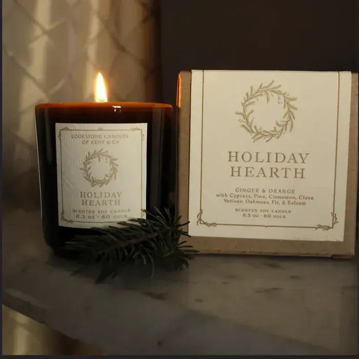 Holiday Hearth Candle
