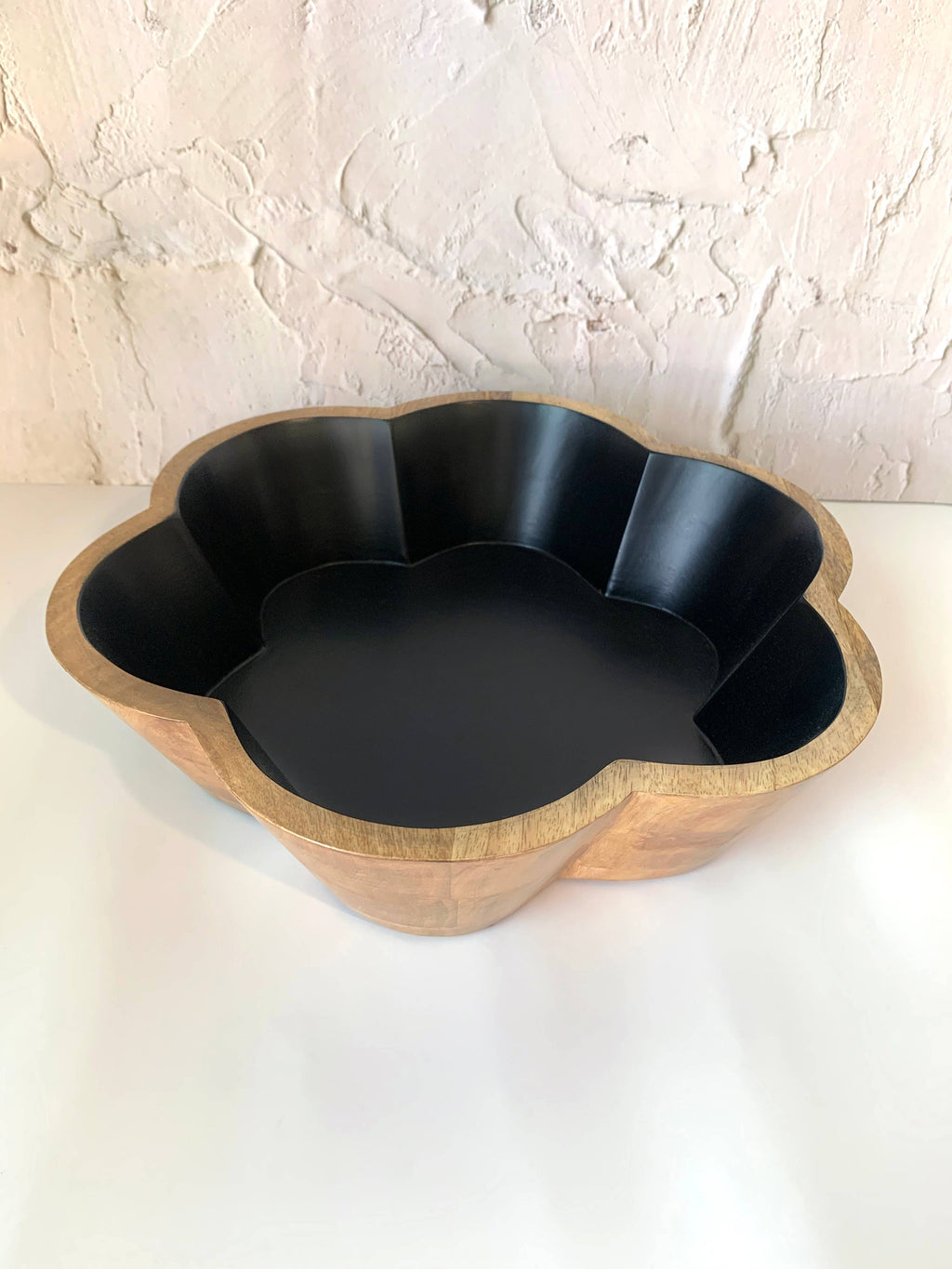 Mango Wood Flower Bowl