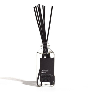Leather + PIne Reed Diffuser