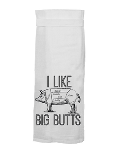 I Like Big Butts Tea Towel
