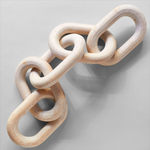 Pale Wood Chain, 5 Link