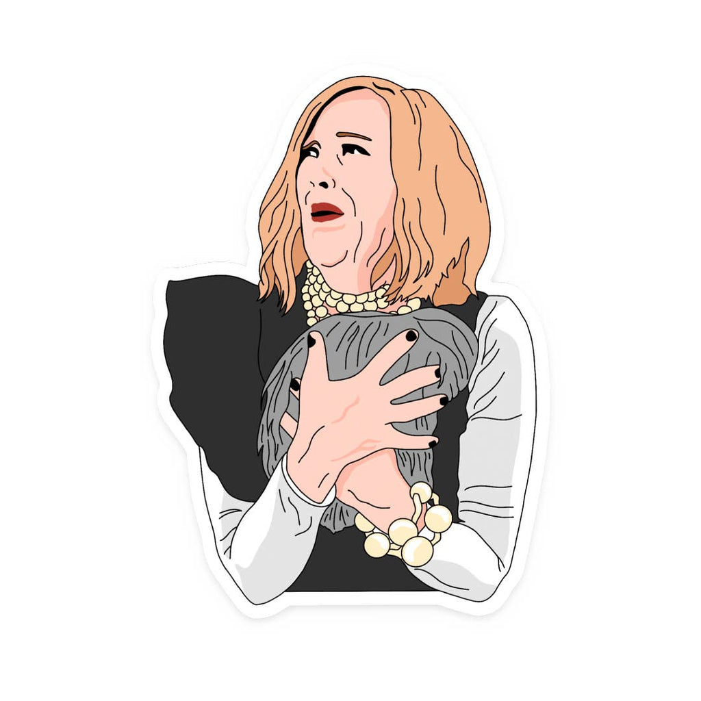 Moira Crying Wigs Sticker