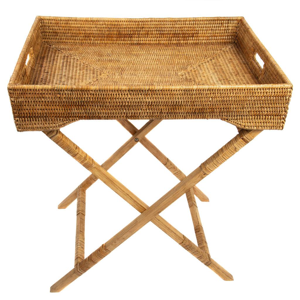 Artifacts Rattan Butler Tray Table