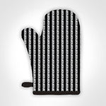 Fuck Striped Oven Mitt