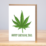 Happy Birthday, Bud Card