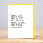 Old And Wise Card