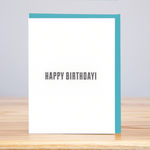 Simple Happy Birthday Card
