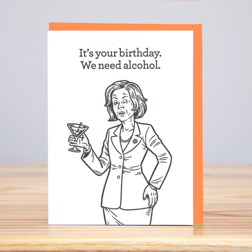 Lucille Bluth Birthday Card