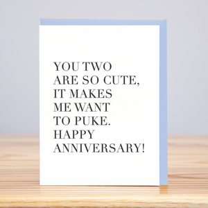 So Cute I Puke Card