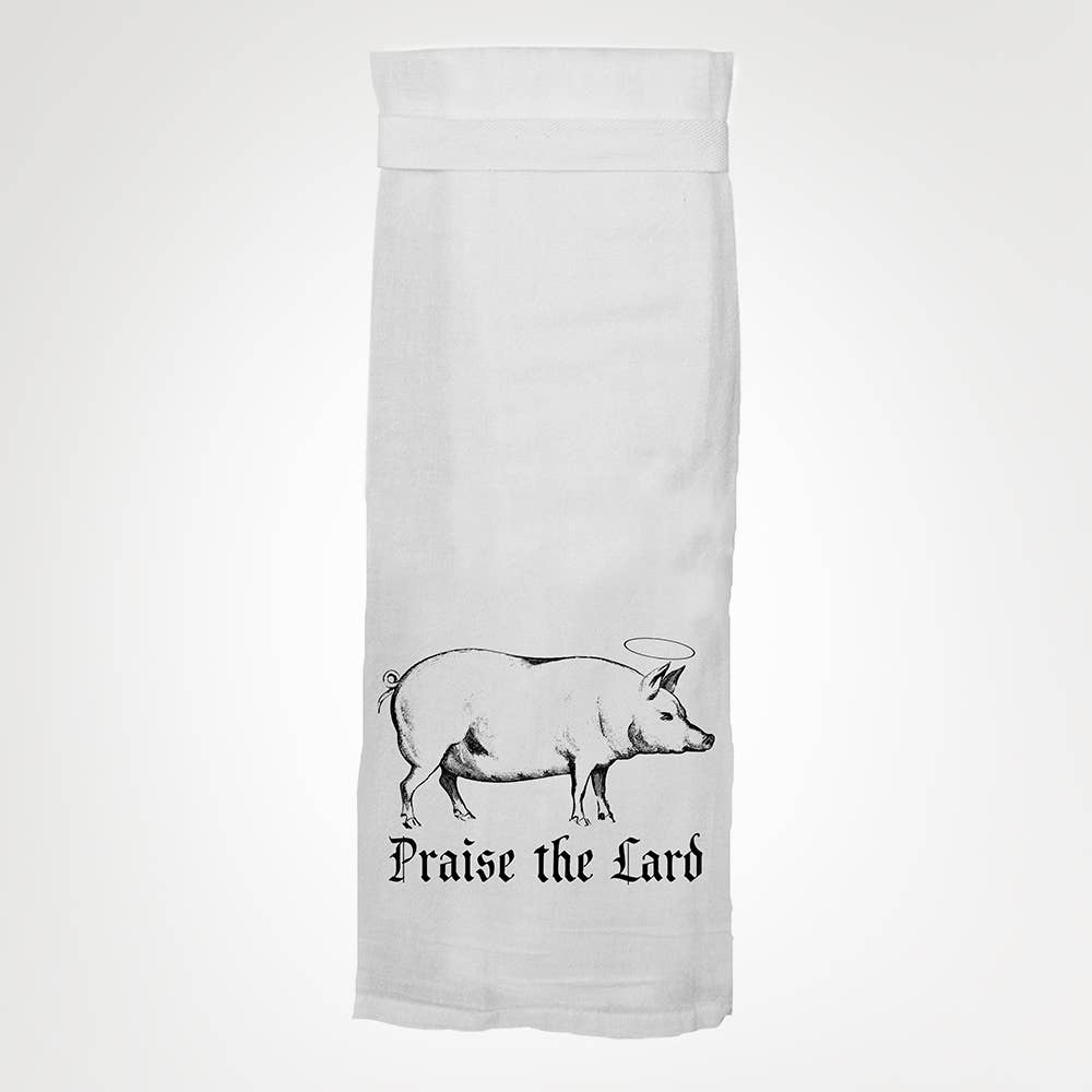 Praise The Lard Tea Towel