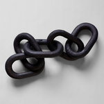 Charcoal Wood Chain, 3 Link