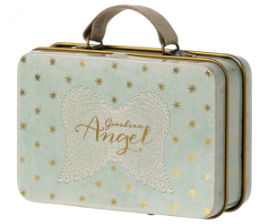 Guardian Angel Mouse in Suitcase